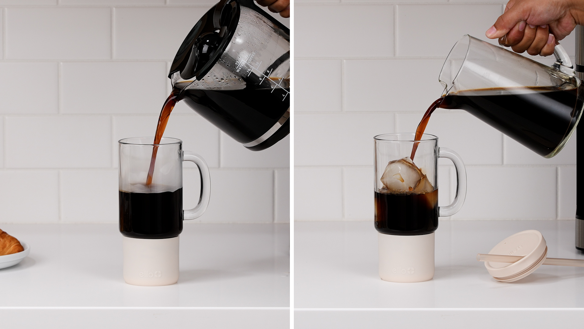 Ello Nova 18oz Glass Travel Mug with Handle photo 5