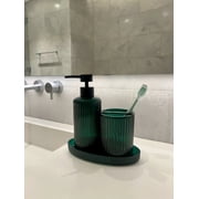 Mainstays Eco-friendly Green Fluted Jewelry Tray