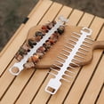 thumbnail image 2 of Roasting Fork Outdoor Camping Picnic BBQ Fork Stainless Steel Fish Bone Shape Barbecue Food Forks Skewers Barbecue Rack, 2 of 5
