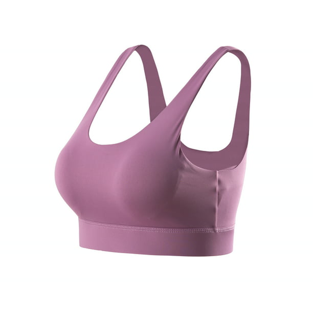 Coogo - Women's Fixed Yoga Underwear Vest Shock-Proof Fitness Seamless ...