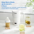 thumbnail image 4 of Travel Foldable Electric Kettle, 700ML Hot Water Kettle with Multifunctional Panel, Collapsible Small Boiling Water Kettle with Keep Warm & Delay Sta, 4 of 7