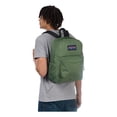 thumbnail image 2 of Mochila Jansport Color VERDE MILITAR Escuela Colegio Bolsillos De Cierre Correas Ajustables Compartimentos Amplios Organizador Frontal Bolsillo Para Agua, 2 of 3