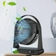thumbnail image 2 of Ventilador Pequeño USB de Escritorio, Ventilador de Oficina, Mini Ventilador Portátil Recargable con Pantalla Digital, Negro, 2 of 5