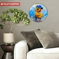thumbnail image 5 of Round Decorative Clock: Summer Duck Glass Wall Clock,  Duck Spring Wall Clock  for Homes, Bars, Offices, Man Caves, Garages, And Living Rooms .Also Makes A Great Gift. Style 12×12inch(30×30cm), 5 of 8