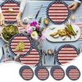 thumbnail image 2 of JoyMoreHome 4th of July Disposable Tableware Sets, Include 16Pcs 7Inch Plates, 9 Inch Plates, Cups and 20 Pcs Tissue for Veterans Independence Day, 2 of 6