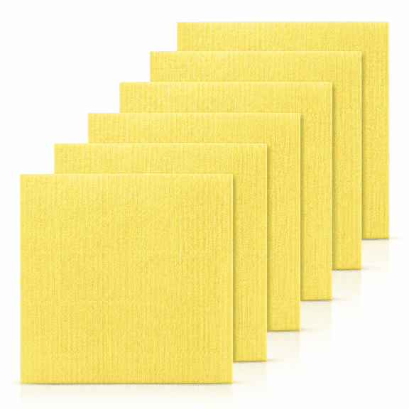 6pcs,Swedish DishCloths For Kitchen- Reusable Paper Towels Washable - Cellulose Sponge Microfiber Dish Cloths