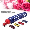 thumbnail image 4 of Conjunto de Transporte de Automóviles de Aleación, Doble de Juguete de Camión de Transporte Para Niños Confiaciones para Interiores, 4 of 7