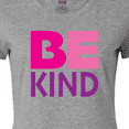 thumbnail image 4 of Inktastic Be Kind Logo in Pink and Purple Women's T-Shirt, 4 of 5