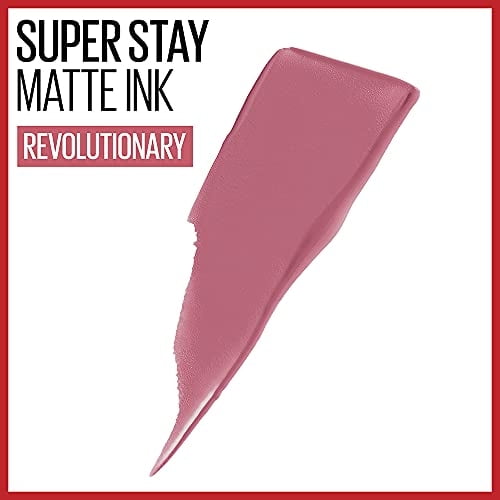 Labial líquido Maybelline New York SuperStay Matte Ink tono 180 Revolutionary 0.17 Oz