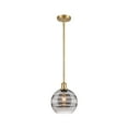 thumbnail image 4 of 516-1S-BAB-G556-8SM Innovations Lighting Rochester - 1 Light Stem Hung Mini Pendant In Industrial Style-9.88 Inches Tall and 8 Inches Wide-Black, 4 of 7