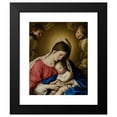 thumbnail image 2 of Giovanni Battista Salvi da Sassoferrato 15x17 Black Modern Framed Museum Art Print Titled - Madonna and Child (17th Century), 2 of 5