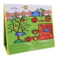 thumbnail image 1 of Planche en Flanelle Réutilisable Légumes Fruits Planche en Feutre Interactive Éducative pour Préscolaire, 1 of 7