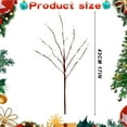thumbnail image 4 of 1 Pack 17 inch Artificial Red Berry Picks, Artificial Red Berries Stems for Christmas Tree Holly Berry Branches Ornaments Wreath Crafts Wedding Holiday Season Winter Home Christmas Decorations, 4 of 9