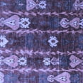 thumbnail image 1 of Ahgly Company Indoor Square Abstract Blue Modern Area Rugs, 8' Square, 1 of 4