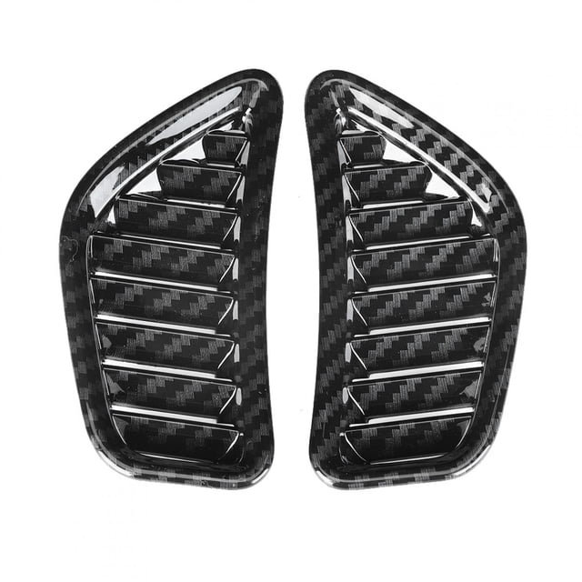 Air Outlet Frame Air Vent Cover Air Vent Frame Front Upper Air Vent Trim Interior Decorative Cover 2pcs Front Upper Air Outlet Frame Carbon Fiber Pattern Fit For Prius Hatchback