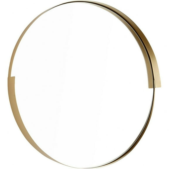 10515-Cyan lighting-Gilded Band - 23.25 Inch Mirror