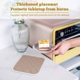 thumbnail image 6 of Warm Beige Pot Holders for Kitchen Heatproof Potholder, 3 Pack Solid Color Farmhouse Beige Hot Pads Multipurpose Oven Pads Cloth Potholders Trivet for Cooking Baking, 6 of 8