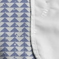 thumbnail image 4 of Geometric Microwave Oven Cover, Grungy Worn Pattern Geometric Scandinavian Style Inspired Triangles, Water Resistant Organizer with Pockets for Kitchen, 36" x 12", Ceil Blue and White, by Ambesonne, 4 of 4