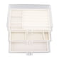 thumbnail image 4 of Caja de almacenamiento de joyas Ticfox acrílico 3 cajones Forro de franela, 4 of 14