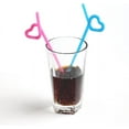 thumbnail image 7 of Colorful Drinking Long Straws,Flexible Bendy Drinking Straws,Disposable Plastic Straws,Milk Juice Beverages Straws,10.3 Inch Bendable Straws,for Birthday Wedding Summer Party 100 Pcs, 7 of 7