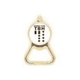 thumbnail image 1 of morse code hstly Exprimé point Ligne Bouteille de Bière Ouvre-Bouteille en Acier Inoxydable Porte-Clés, 1 of 3