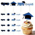 thumbnail image 3 of Cake Topper Picks Graduation Cupcake Toppers Glitter Class of 2026 Congrats Grad Cap Cupcake Picks for Graduation Decorations Cake Decoration Sticks Dessert Topper Party Cake Decoration Picks, 3 of 9