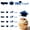 Blue, variant on ZOURIH 16 Pack 2026 Graduation Cupcake toppers Grad Cap Food Appetizer Picks Cake Caps Party Decorations Diploma Cupcake Picks for Cake Class of 2026 Graduation Party,Orange