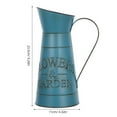 thumbnail image 2 of COOPHYA 1Pack Country Decor 11In Tall Blue Metal Vase for Flower Arrangement, 2 of 8