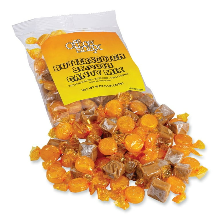 Candy Assortments, Butterscotch Smooth Candy Mix, 1 lb Bag Candy Assortments, Butterscotch Smooth Candy Mix, 1 lb Bag