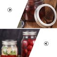 thumbnail image 3 of unbranded 20Ud Tapas Metálicas Para Frascos Tapas De Reutilizable Plata, 3 of 7