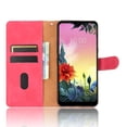 thumbnail image 3 of For LG K50S PU Leather Flip Case Card Slots Holder Kickstand Book Folding Folio Cover-Pink, 3 of 5