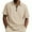 Khaki(2025), variant on Yiliang Mens Modern Slim Vintage Wrinkle Free Golf Polo Shirt Stretch Neutral Tones Summer Top business Ready Tee