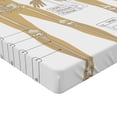 thumbnail image 2 of Ambesonne Anatomy Fitted Sheet, Human Skeleton System, Twin Size, White Tan, 2 of 3