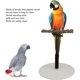 thumbnail image 3 of 26-27 Adjustable Bird Perch, 11.8in-37.0in Adjustable Height Parrot Training Perch Stand Bird Perch Stand, 3 of 5