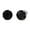 Black, variant on Men Women Stainless Steel Strong Stud Earrings Non-Piercing Cubic Zircon E39