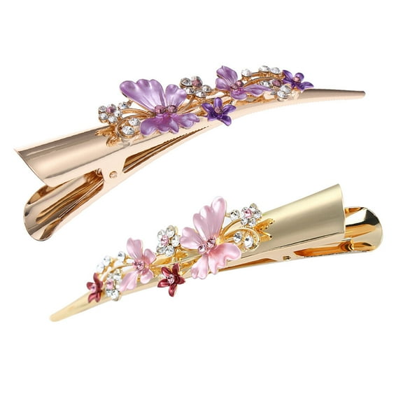 Masteelf 2 Pcs Hair Combs Slides for Women Large Clip Hairpins Tongs Clips