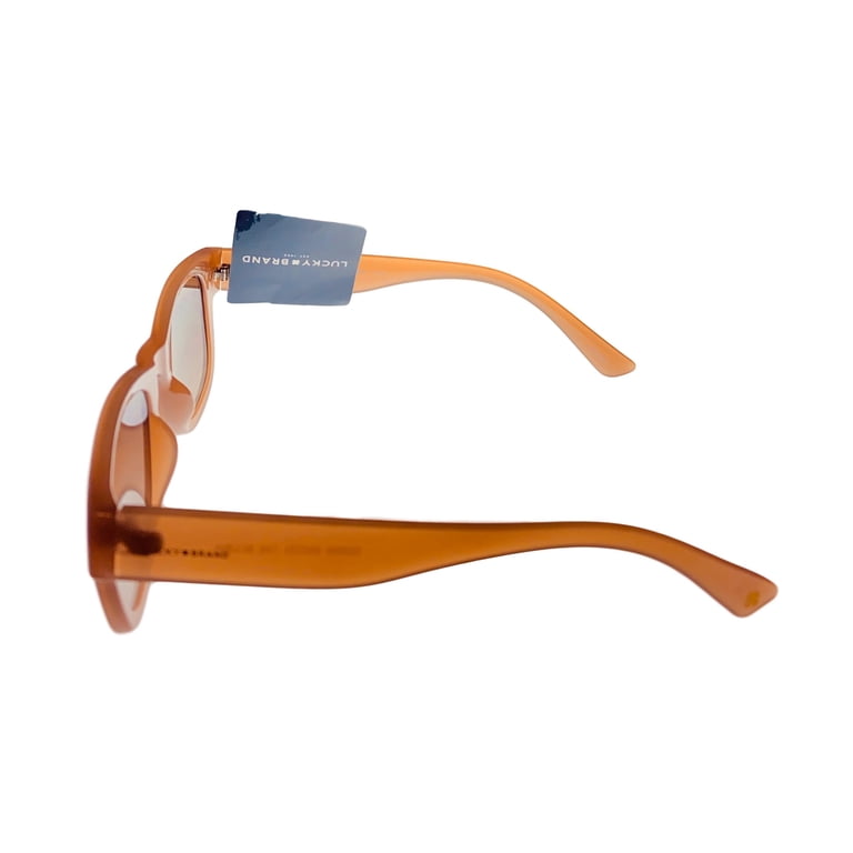 Lucky Brand Womens Matte Blush Plastic Soft Square Sunglass  display picture 1