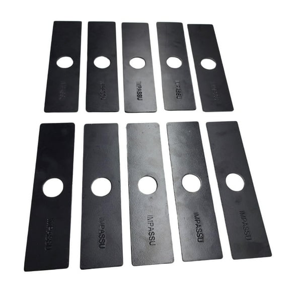 IMPASSU 8" X 2" Edger Blades for RYOBI edger blade 613223,791-613223 B, ECHO 69601552631, 69601552632, 720237001, HUSQVARNA 578392802, 601002454, ROTARY 6477, STENS 375-301, OREGON 40-139 (10)