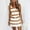 Gold, variant on Women's Casual Tennis Dress Modern Print Sleeve Open Back V-Neck Short Dress for Everyday Wear Gray XXL