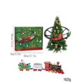 thumbnail image 4 of Christmas Train Set , Décoration de Noël Train Électrique Autour de l'Arbre Train Télécommandé avec Sons et Lumière, Train et Rails, pour Enfants, pour 3 Ans et Plus, 4 of 7