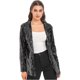 thumbnail image 4 of Womens Blazers Sparkly Sequins Long Sleeve Open Front Shiny Blazer Wedding Jacket For Nightclub Cocktail Party Wrap Evening Cape, 4 of 5
