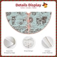thumbnail image 3 of Rateoe Pirate Adventure Map Pattern Christmas Tree Skirt with Ties , Christmas Tree Decorations, Farmhouse Christmas Decor Xmas Holiday Decorations-30", 3 of 6