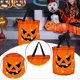 thumbnail image 1 of Halloween Candy Bags: LED Light Decor, Pumpkin Light Up, Trick or Treat, Reusable Goody Bucket for Multi-Purpose Use, 1 of 5