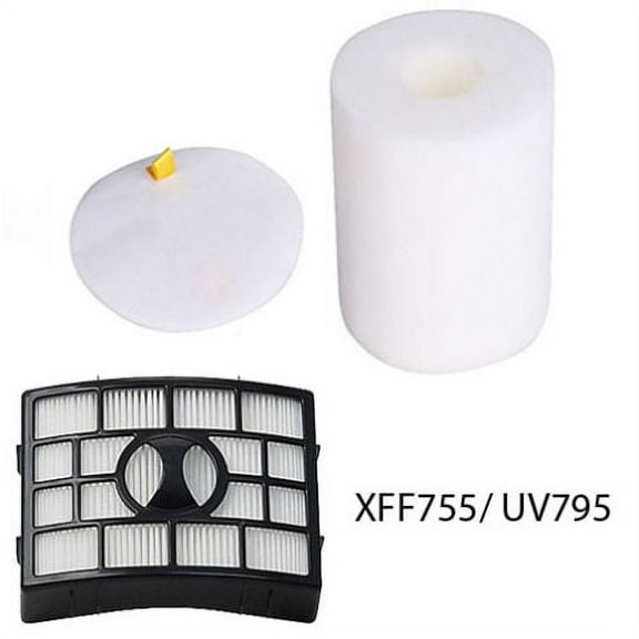 Eshoppercity 1 Set Foam Felt HEPA PRE / Post  Filter For Shark Rotator Lift-Away XL Vacuum NV755 UV795 XFF755