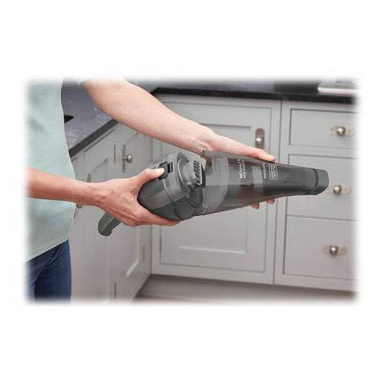 Black & Decker Foam Sleeve Compact Bagless Cordless Hand Vacuum - Gray