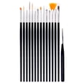 thumbnail image 1 of Fairnull 15Pcs/Set Pro Nail Art Dotting Drawing Pen Polish Makeup Brushes Manicure Tools, 1 of 10