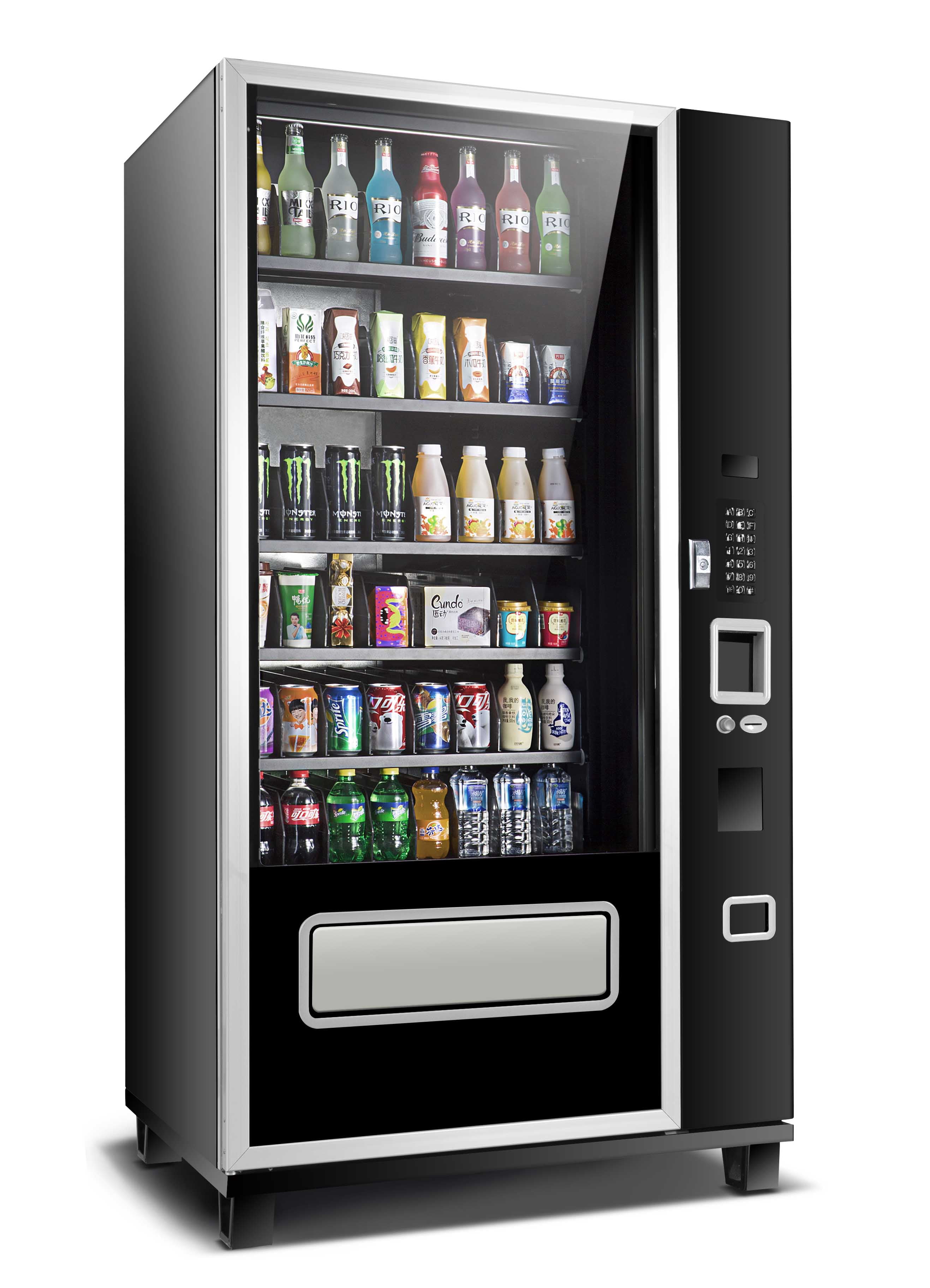 EPEX G645 Large Beverage & Snack Combo Vending Machine with Stratified Temp Control