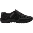 thumbnail image 2 of Men's Propet Jack Fisherman Sandal Black Nubuck 8 E, 2 of 5