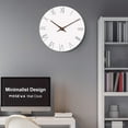 thumbnail image 3 of Wall Clock Bathroom Analog Small Wall Clocks Battery Operated - Silent Non Ticking Simple Style Clock Decorative for Kitchen/Bedroom/Home Office/Living Room/School, 3 of 5