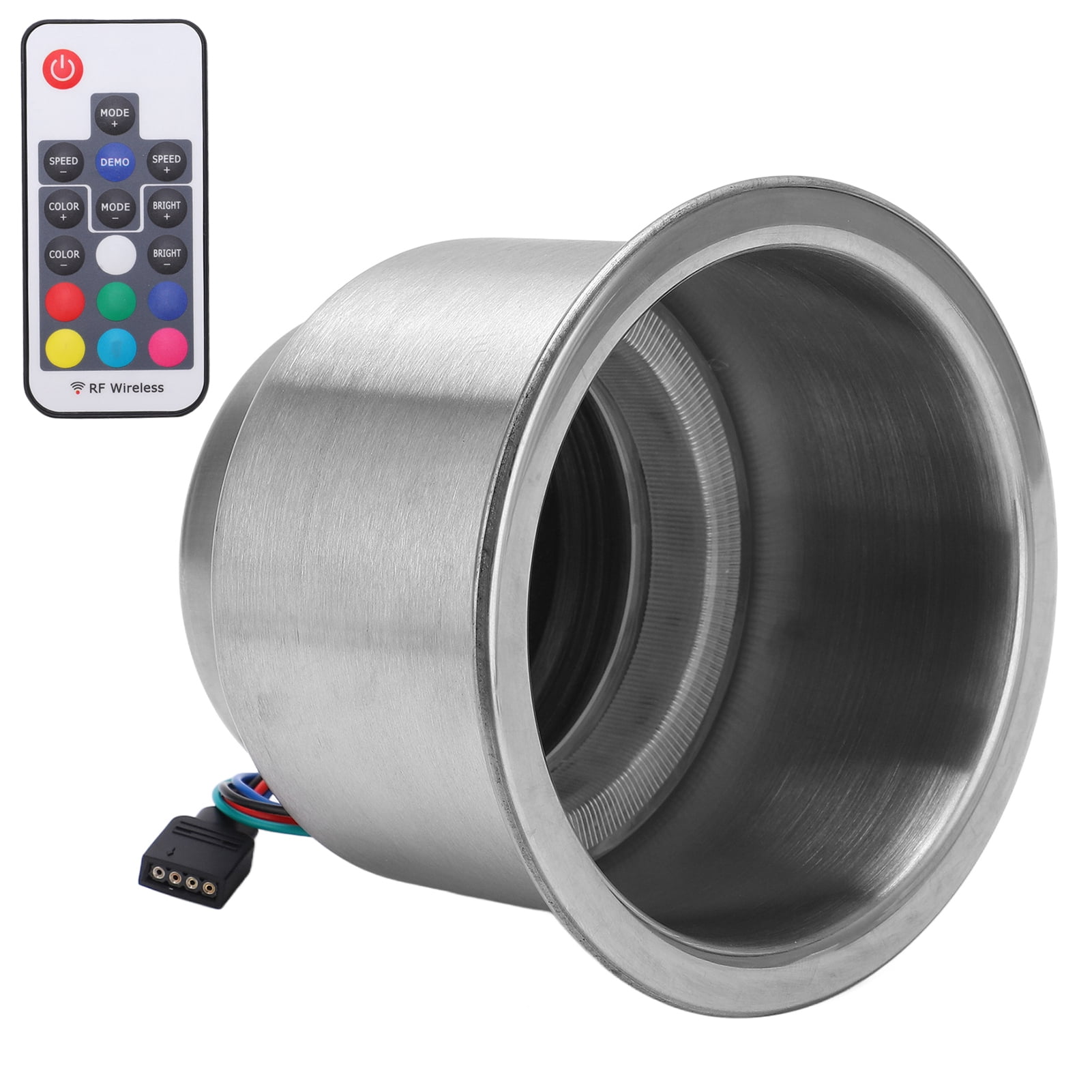 Fyydes Boat Cup Holder,Boat Cup Drink Holder Stainless Steel Marine RGB